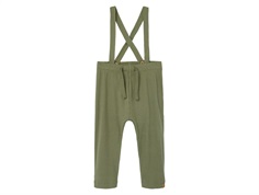 Lil Atelier pants suspenders oil green